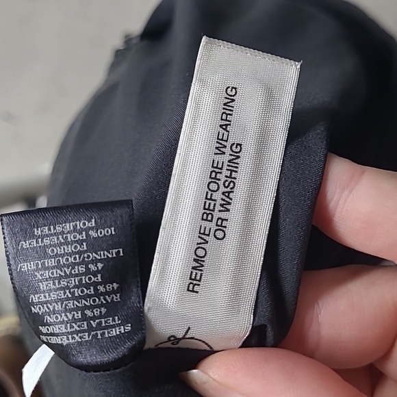 Ann Taylor skirt petite a line lined stretch Mini gray Size 00 EUC - Picture 6 of 9